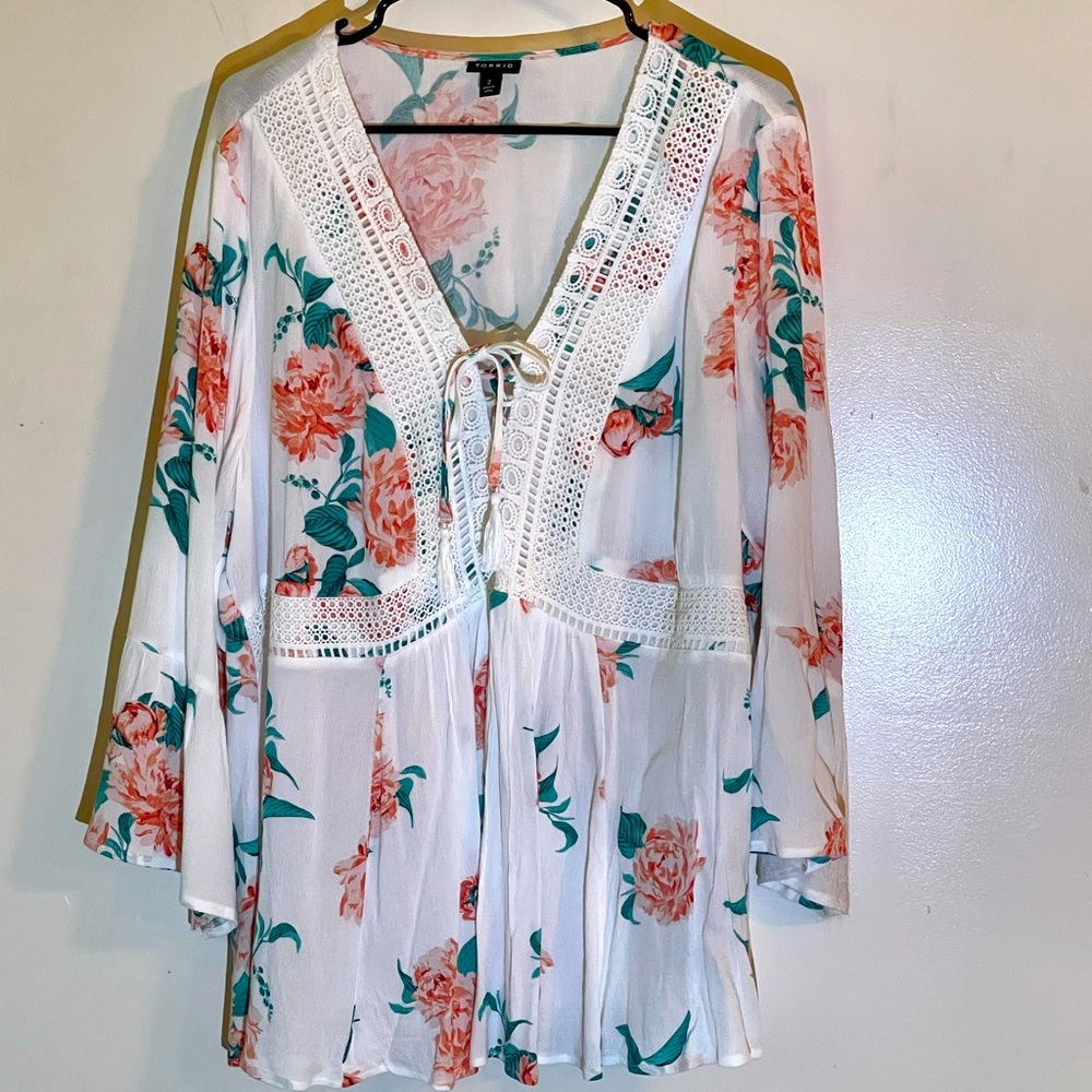 Torrid Babydoll Blouse